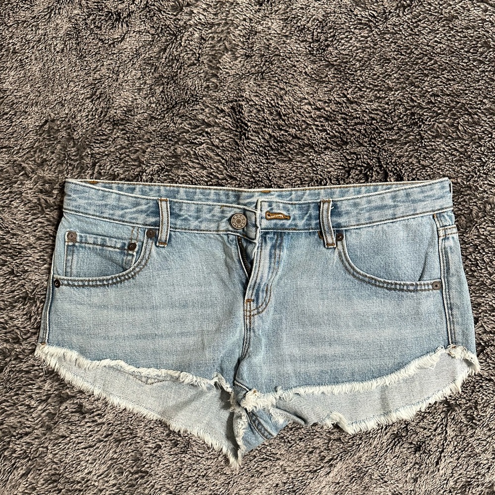 Urban outfitter BDG dolphin shorts low rise frayed